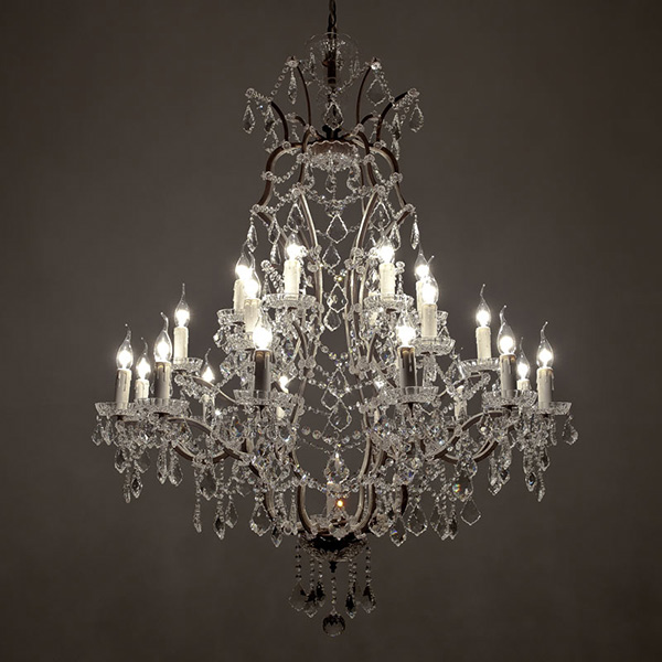 Halo Elished Crystal Chandelier Large Delivery To The Uk Is 49