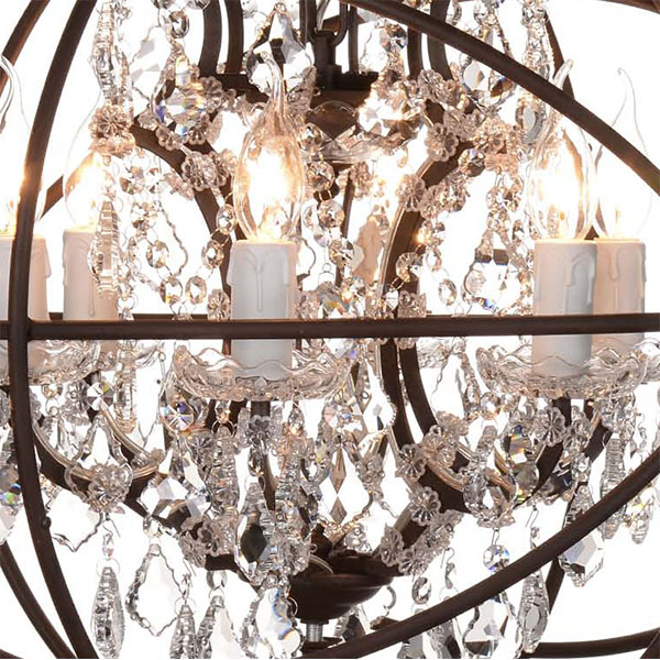 Timothy Oulton Gyro Crystal Chandelier Small