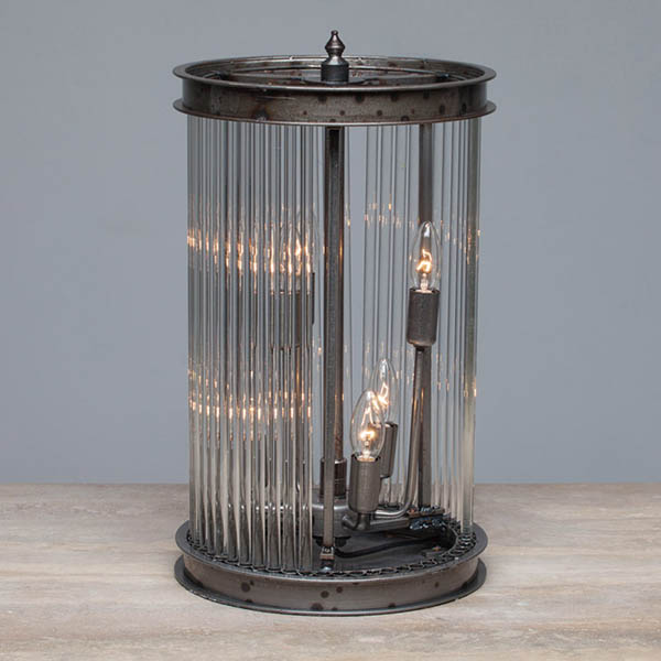 glass rod table lamp
