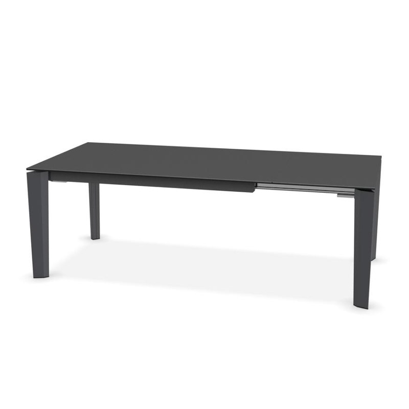 Calligaris Delta Ceramic Extending Table - Small - Grey Legs