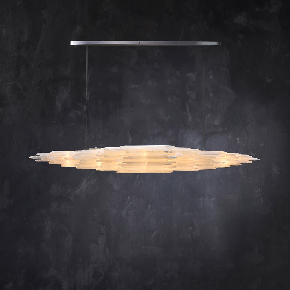 Timothy Oulton Selenite Long Pendant – 150 cm