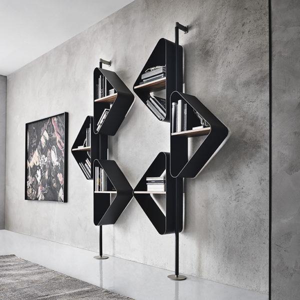 Cattelan Italia Spinnaker Bookcase - Wall Hanging