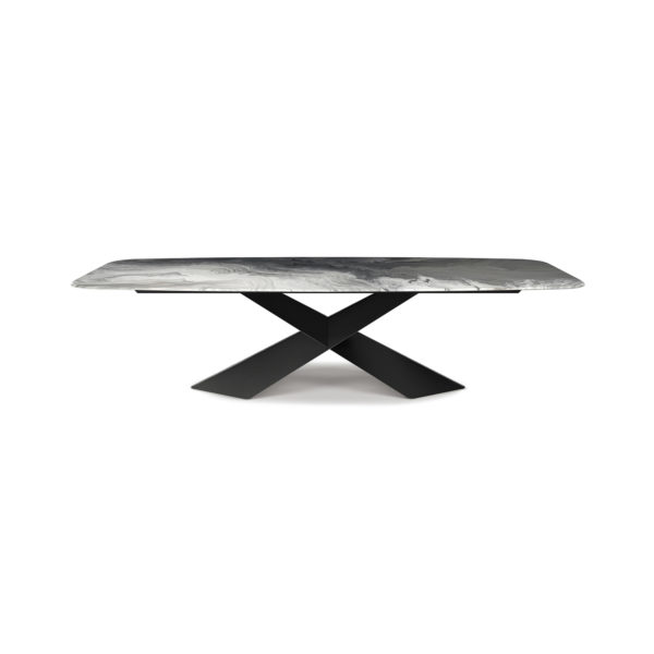 Cattelan Italia Tyron CrystalArt Dining Table - Shaped - 200 cm