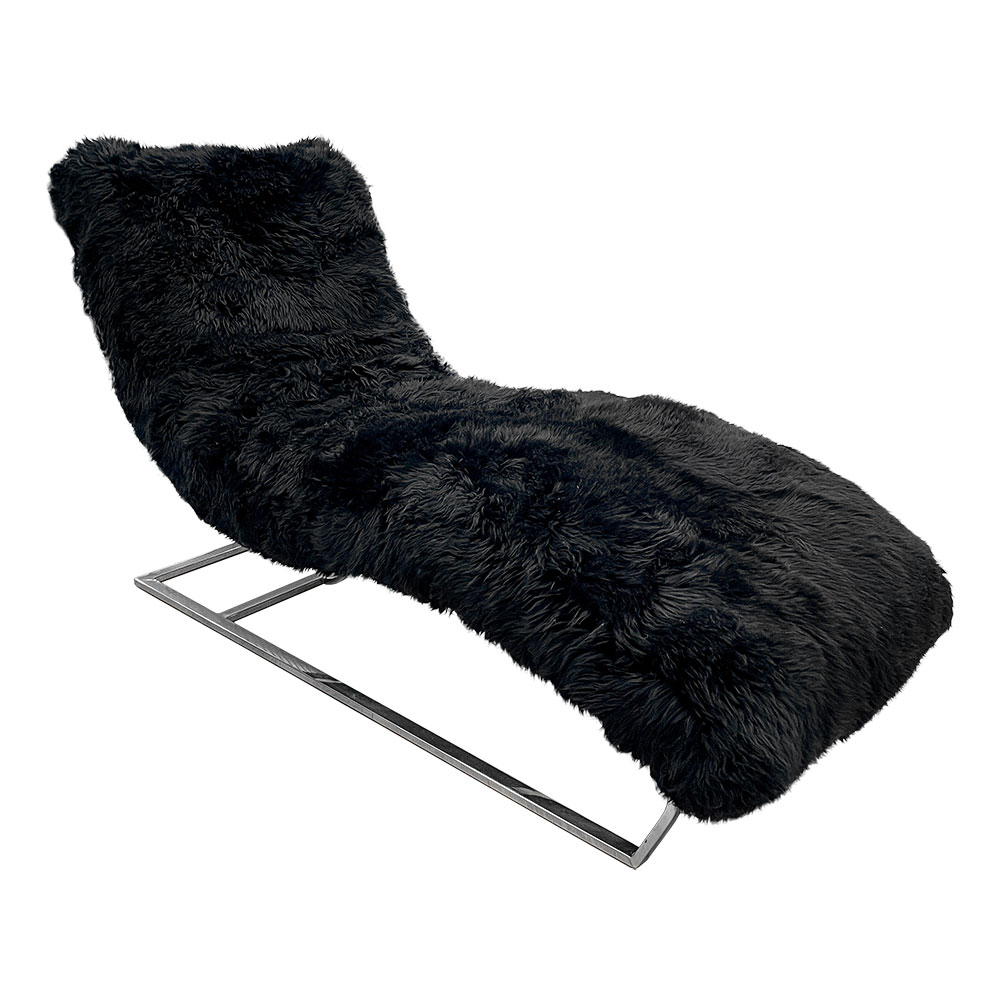 Noble Souls Oviedo Chaise – Yeti Black